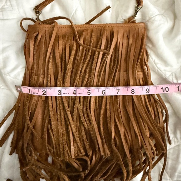 McFadin Brown Fringe Crossbody Bag - Picture 7 of 9